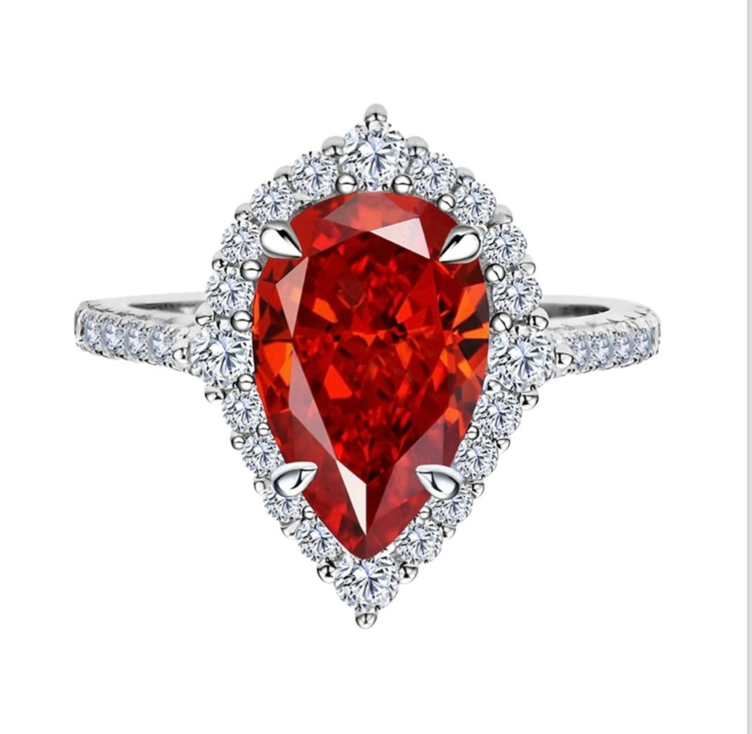 Ruby Pear Cut