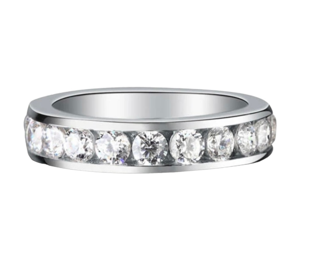 Channel Setting Eternity Band