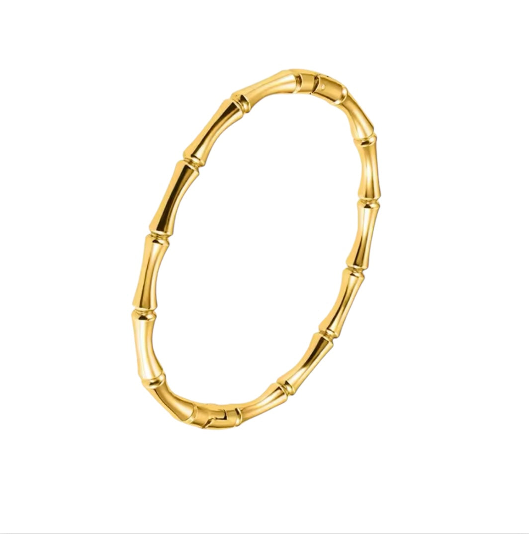 Gold Bamboo Bangle