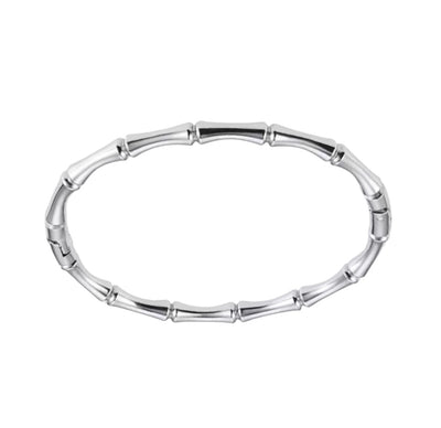 Silver Bamboo Bangle