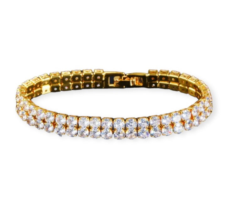 Gold Layered tennis bracelet