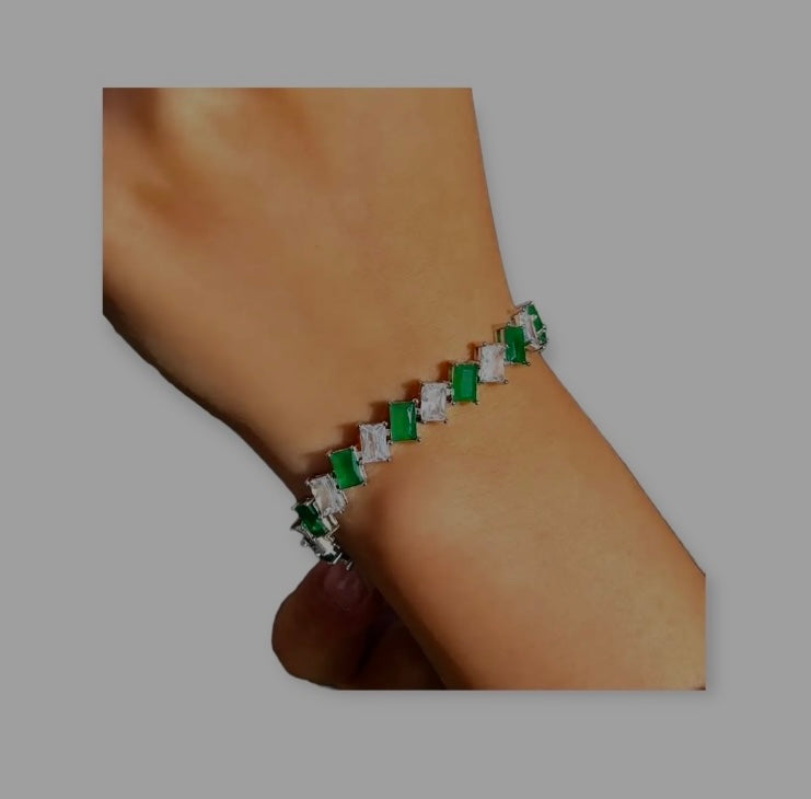 Radiant & Emerald Cut Bracelet