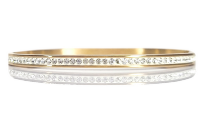 Invisible clasp bangle collection