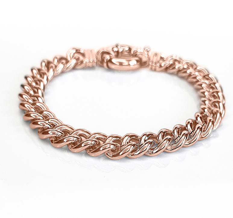 Chunky rose gold shop bracelet