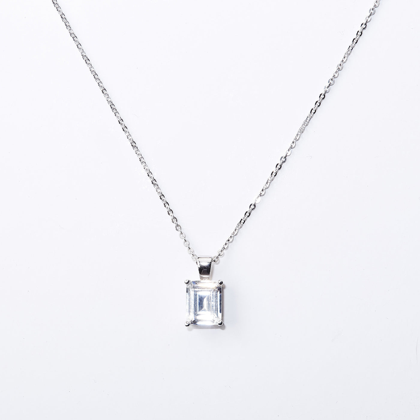 Classic Emerald Cut Pendant